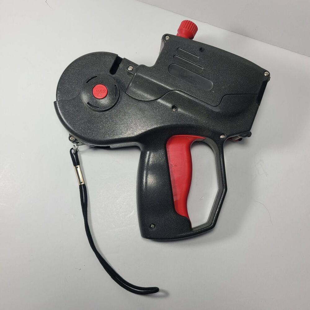 RED and BLACK MONARCH 1152 LABELER PRICE GUN LABEL MARKER AVERY DENNISON HTF